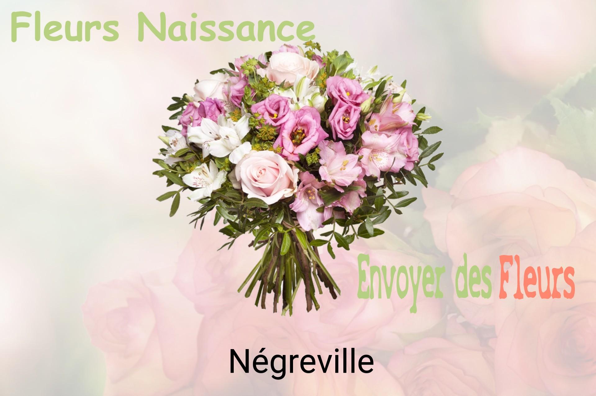 Bouquet de fleurs de naissance livré à Négreville